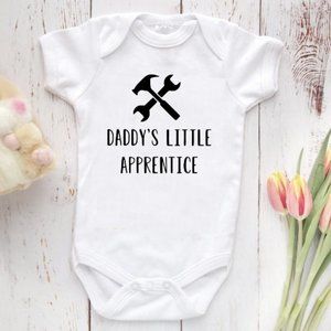 Daddy's Little Apprentice Baby Onesie Girl or Boy
